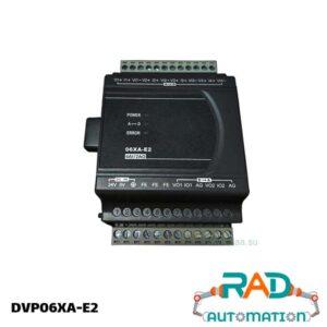 کارت PLC دلتا مدل DVP06XA-E2